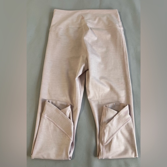 Nike Womens Yoga Wrap High Waist Leggings Plum Chalk‎ Barely Rose Medium - Picture 10 of 12